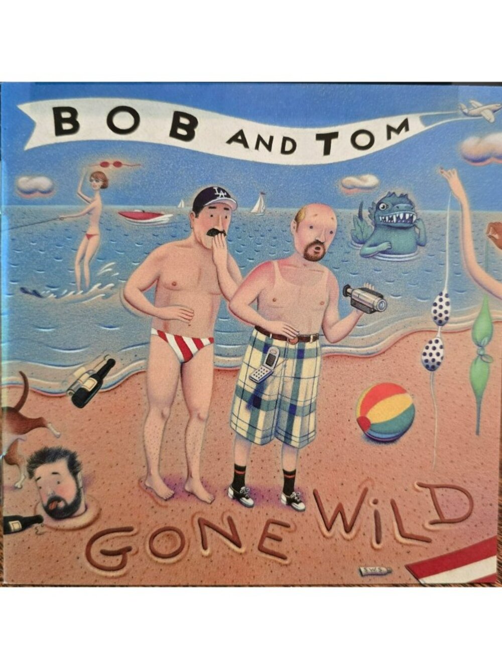 Bob & Tom Gone Wild 2-Disc Comedy Album 52 Hilarious Sketches & Songs 37970cd